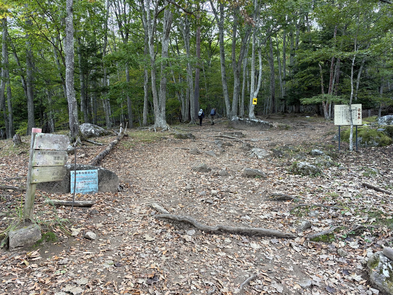 登山口の様子